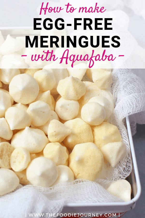 How to make Egg-Free Meringues with Aquafaba (Vegan)