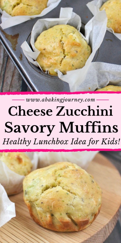 Cheese Zucchini Savory Muffins