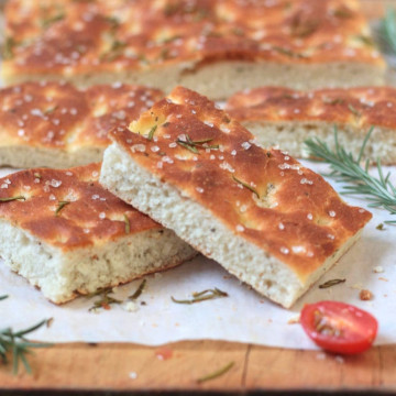 Close-up on the bread