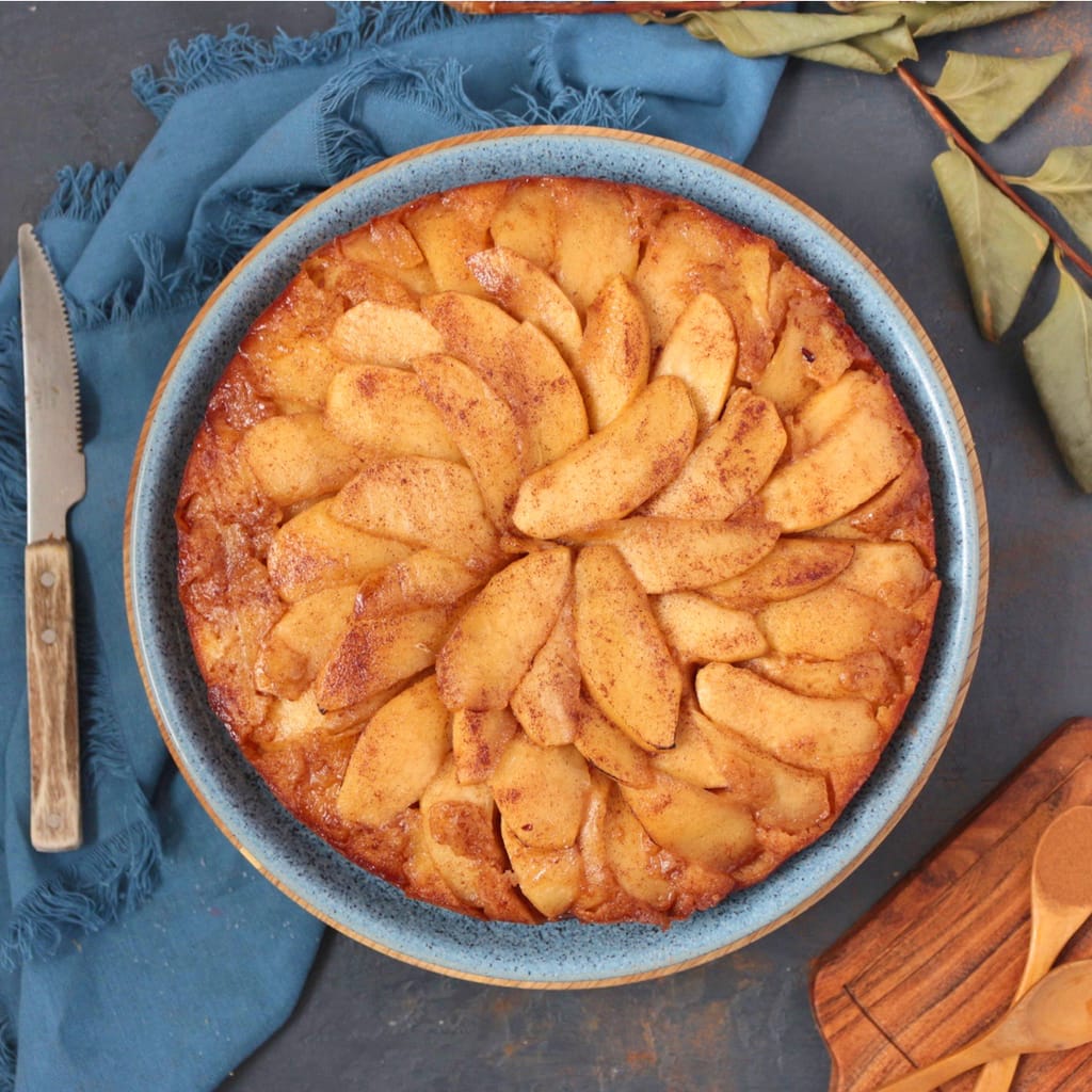 Upside Down Cake from Above