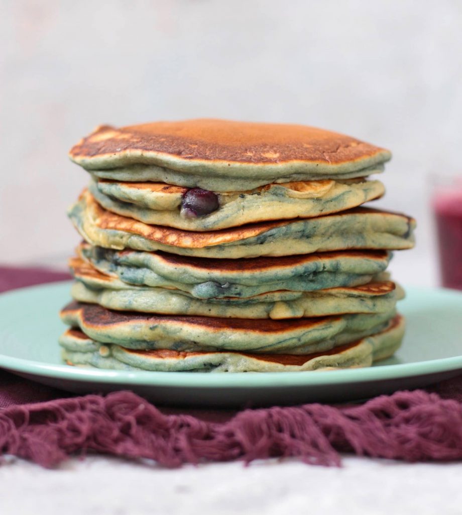 Pancakes with Blueberry Stack