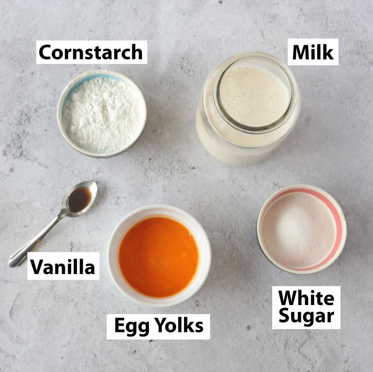 Pastry Cream Ingredients