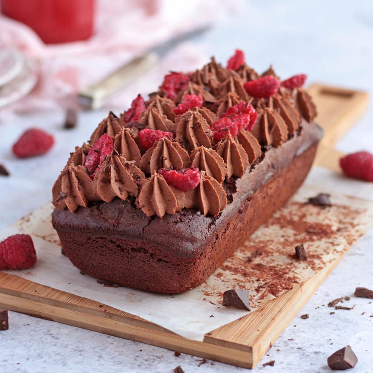 Close up on Chocolate Loaf