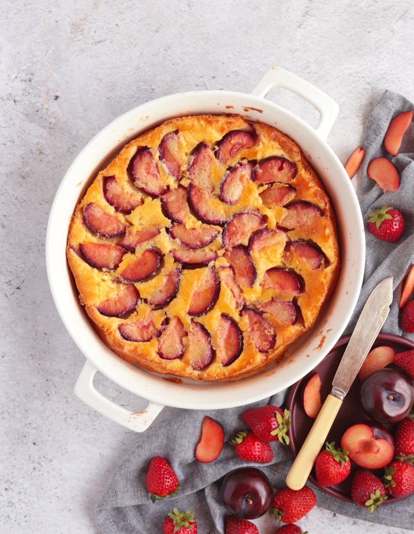 Clafoutis Flatlay Photo