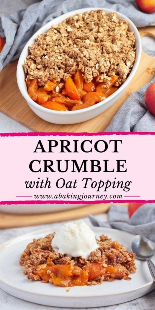 Apricot Crumble with Oat Topping