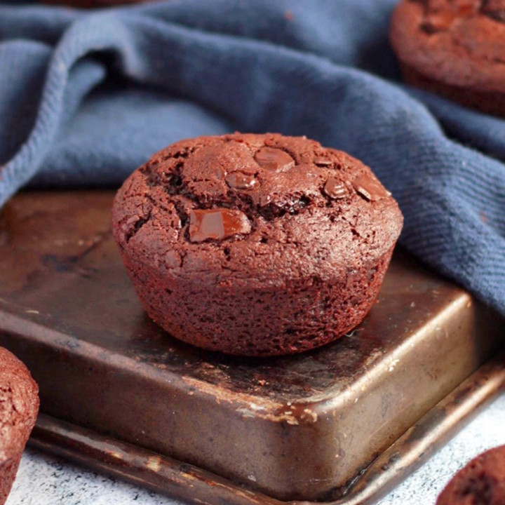 Double Chocolate Brownie Muffins A Baking Journey