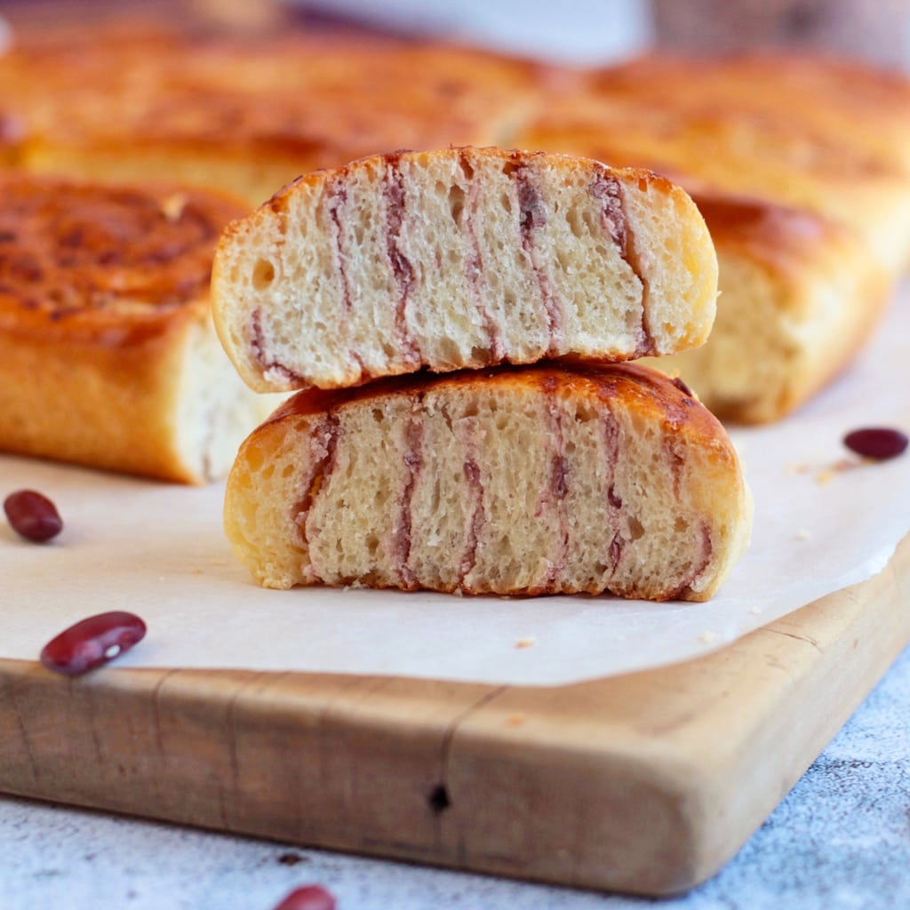 Red Bean Sweet Rolls A Baking Journey