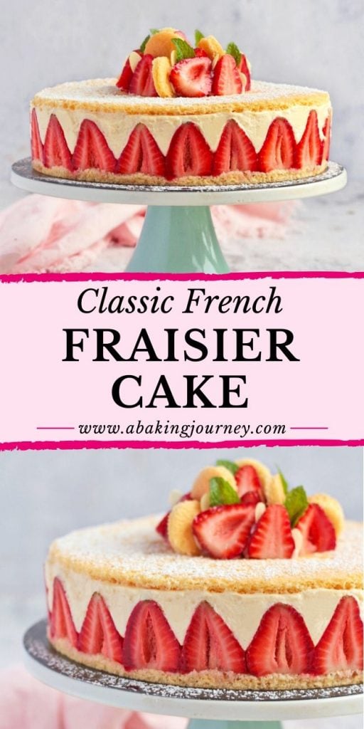 Classic French Fraisier Cake