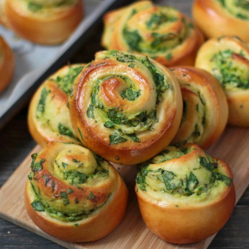 Stack of Bread Rolls