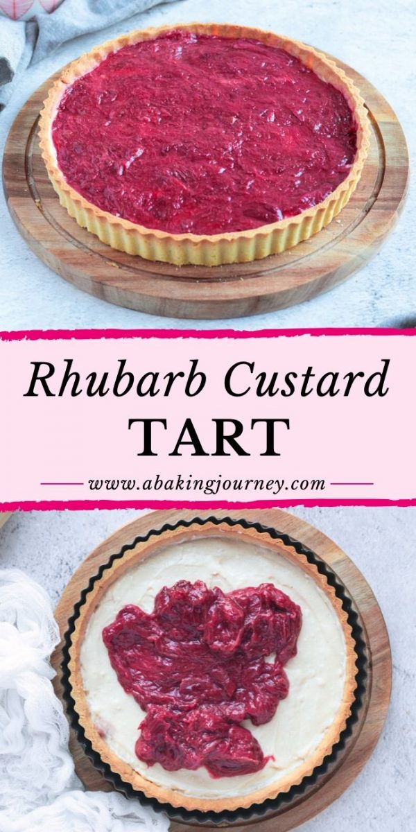 Rhubarb Custard Tart