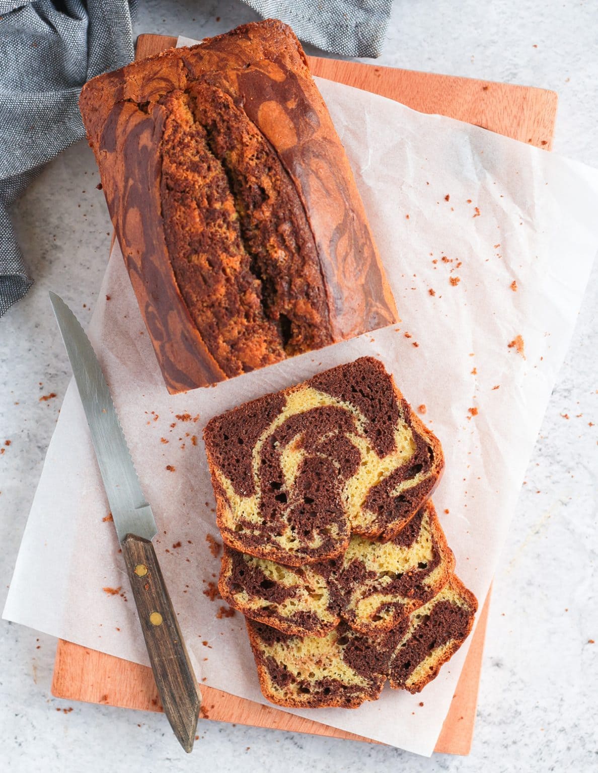 Easy Marble Loaf Cake A Baking Journey
