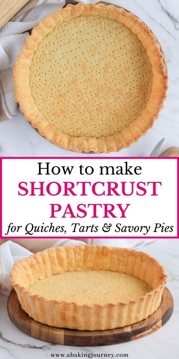 How to make shortcrust pastry for quiche