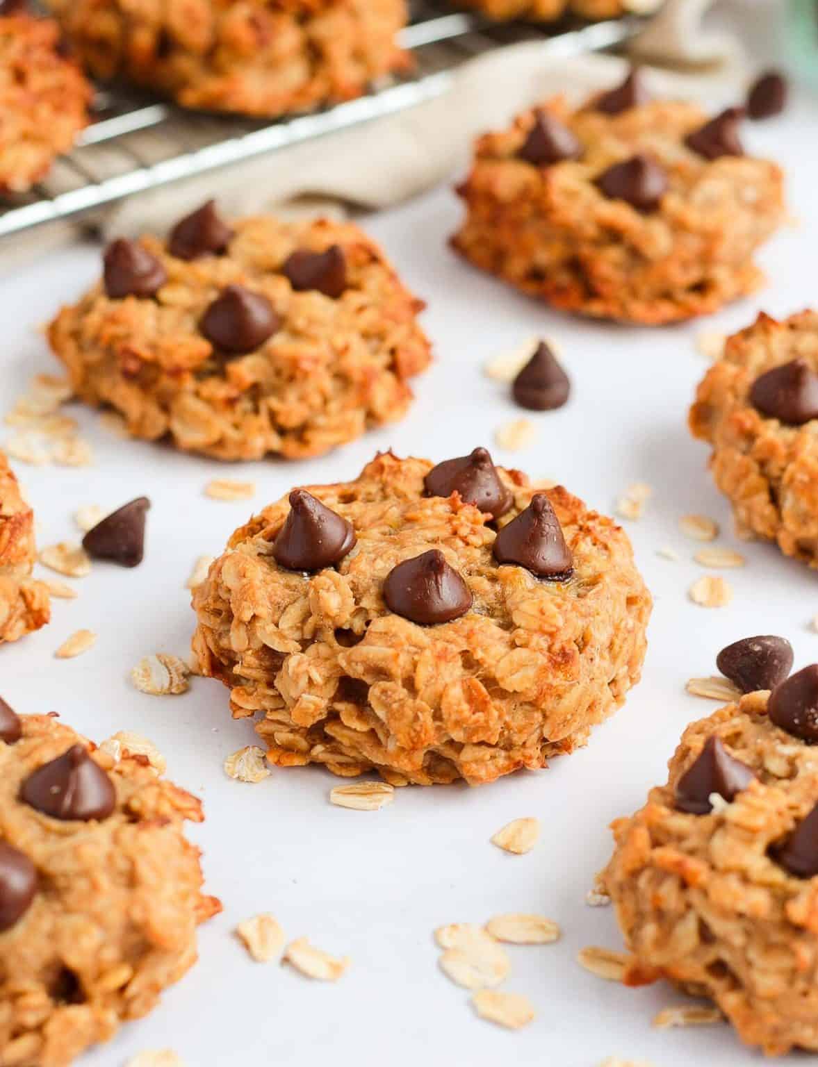 3 Ingredients Peanut Butter Banana Oatmeal Cookies A Baking Journey