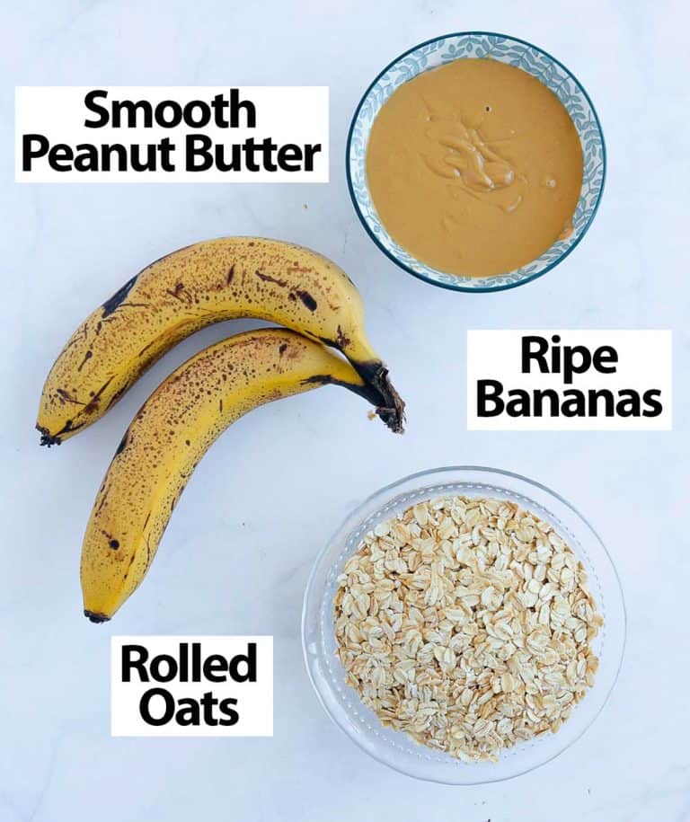 3 Ingredients Peanut Butter Banana Oatmeal Cookies A Baking Journey