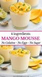 4 Ingredients Mango Mousse