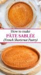 How to make Pate Sablee