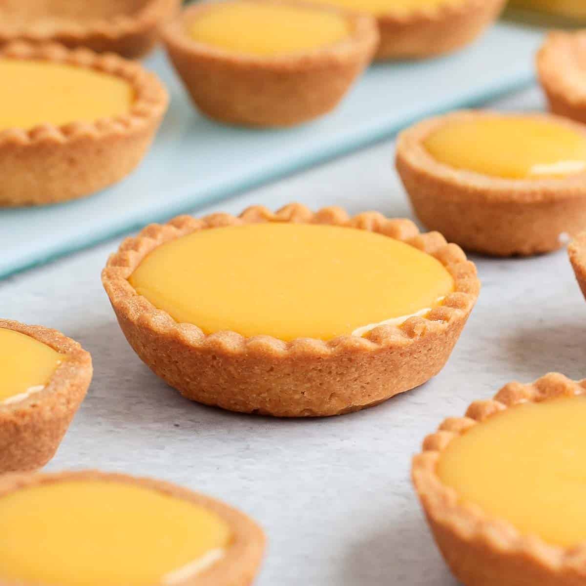 Lemon Curd Tartlets - A Baking Journey