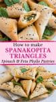 How to make Spanakopita Triangles