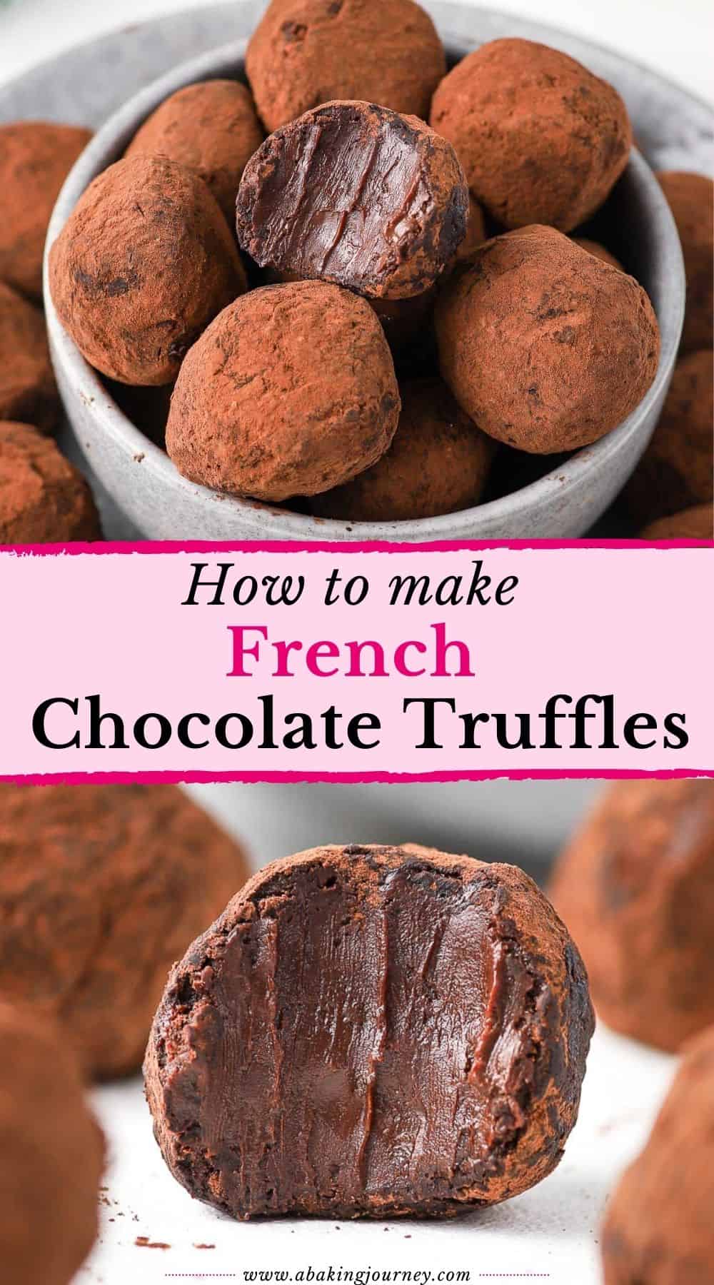 French Chocolate Truffles A Baking Journey