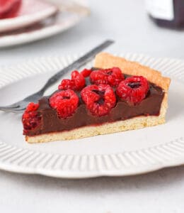 Chocolate Raspberry Tart - A Baking Journey