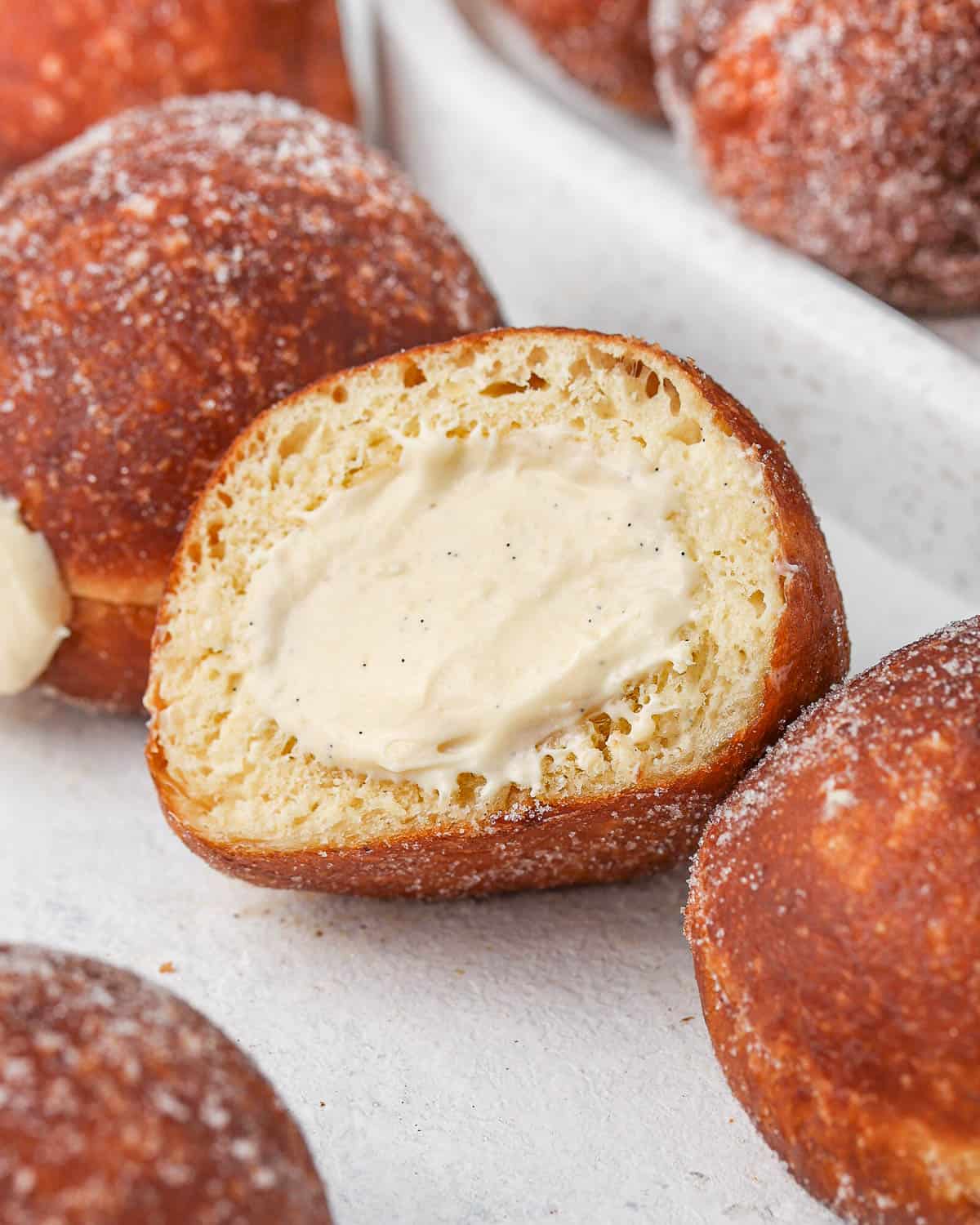 Super Soft Bavarian Cream Filled Donuts