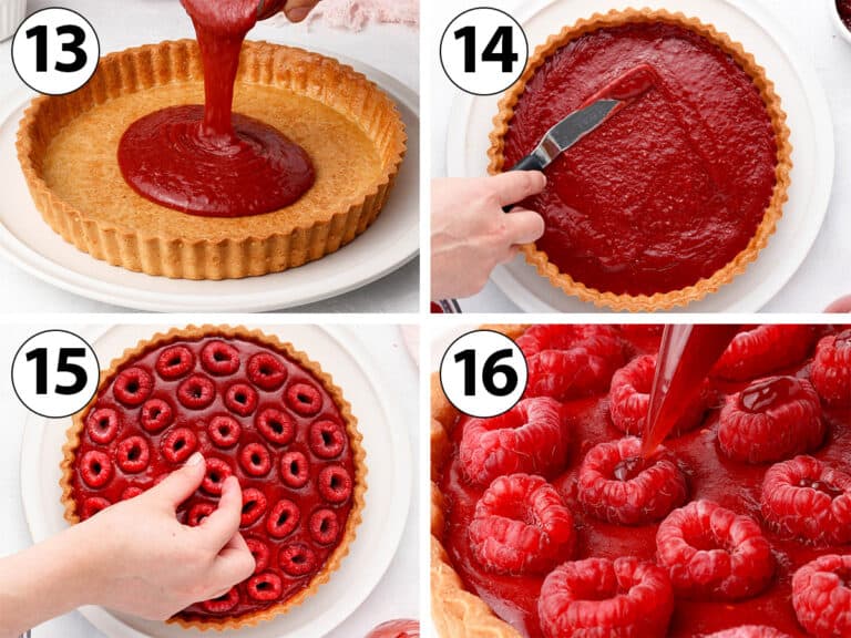 Layered Raspberry Tart Raspberry Tart - A Baking Journey