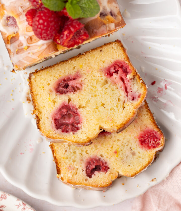 Lemon Raspberry Loaf Cake - A Baking Journey